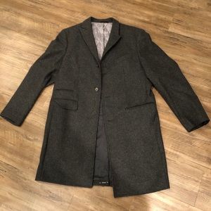 Gray Banana Republic peacoat
